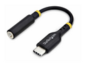 Startech USB-C Audio Adapter to 3.5mm TRRS Jack, Headphone Aux Dongle