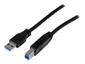 StarTech 2m 6 ft Certified SuperSpeed USB 3.0 A to B Cable Cord