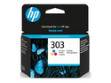 HP 303 - farge (cyan, magenta, gul)