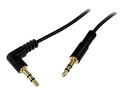 Startech 1 ft. (0.3 m) Right Angle 3.5 mm Audio Cable