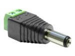 Adapter DC 2.1 x 5.5 mm male > Terminal Block
