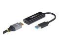 Startech USB 3.0 to HDMI Adapter, 1080p (1920x1200), Slim/Compact USB to HDMI Display Adapter Converter for Monitor, USB Type-A External Video & Graphics Card, Black, Windows Only