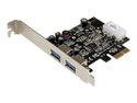 Startech 2 Port PCI Express (PCIe) SuperSpeed USB 3.0 Card Adapter with UASP