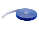 Startech 100ft Hook and Loop Roll, Cut-to-Size Reusable Cable Ties, Bulk Industrial Wire Fastener Tape / Adjustable Fabric Wraps Blue / Resuable Self Gripping Cable Management Straps
