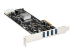 4 Port USB 3.0 PCIe Card w/ 4 Dedicated Channels
