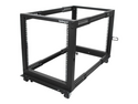 Startech 12U 19" Open Frame Server Rack, 4 Post Adjustable Depth 23-41" Mobile, Free Standing Rolling Network/Computer Equipment Data Rack, Dell PowerEdge, HP ProLiant ThinkServer