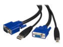 StarTech 10 ft 2-in-1 Universal USB KVM Cable