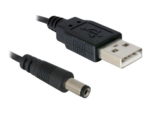 Strømkabel - 5,4 mm-DC-jakk til USB