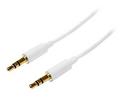 Startech 1m White Slim 3.5mm Stereo Audio Cable