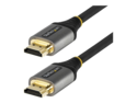 Startech 10ft (3m) Premium Certified HDMI 2.0 Cable with Ethernet, High Speed Ultra HD 4K 60Hz HDMI Cable HDR10, ARC, HDMI Cord For Ultra HD Monitors, TVs, Displays, w/ TPE Jacket