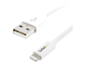 Startech 1m (3ft) White Apple 8-pin Lightning Connector to USB Cable for iPhone / iPod / iPad