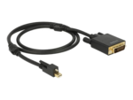 Cable mini Displayport 1.2 male with screw > DVI male 4K Active