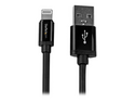 Startech 2m (6ft) Long Black Apple® 8-pin Lightning Connector to USB Cable for iPhone / iPod / iPad
