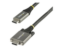 StarTech 3ft 1m Side Screw Locking USB C Cable 10Gbps, USB 3.1/3.2 Gen 2 Type-C Cable, 100W (5A) Power Delivery Charging, DP Alt Mode, Dual Screw Lock, USB-C to C Cord, Charge/Sync