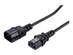 Strømkabel - power IEC 60320 C13 til IEC 60320 C14