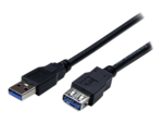 2m Black SuperSpeed USB 3.0 Extension Cable A to A