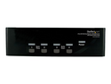 Startech 4 Port DVI VGA Dual Monitor KVM Switch USB with Audio and USB 2.0 Hub (SV431DDVDUA)