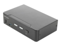 Startech 2 Port HDMI KVM Switch, Single Monitor 4K 60Hz Ultra HD HDR, Desktop HDMI 2.0 KVM Switch with 2 Port USB 3.0 Hub (5Gbps) & 4x USB 2.0 HID Ports, Audio, Hotkey Switching, TAA