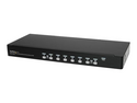 Startech 8 Port 1U Rackmount USB KVM Switch Kit with OSD and Cables